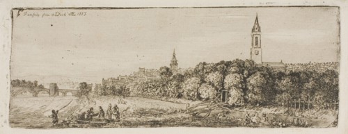 Dumfries from the Dock, 1777. Creator: John Clerk.