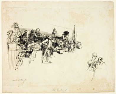 Charles James Fox on the Hustings at Covent Garden, n.d. Creator: David Wilkie.