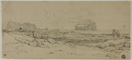 The Bars from Tantallon, Scotland, 1863. Creator: William Leighton Leitch.