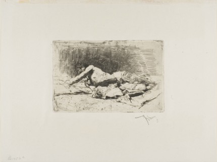 Man Rolling, n.d. Creator: Mariano Jose Maria Bernardo Fortuny y Carbo.