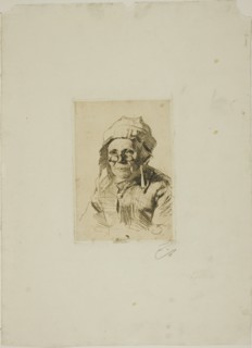 Grandmother I, 1884. Creator: Anders Leonard Zorn.
