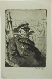 King Oscar II (Second plate), 1898. Creator: Anders Leonard Zorn.