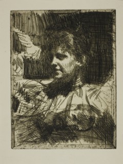 Gerda Hagborg I ("Pour plaire"), 1893. Creator: Anders Leonard Zorn.
