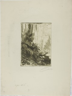 Gerda Grönberg II, 1892. Creator: Anders Leonard Zorn.