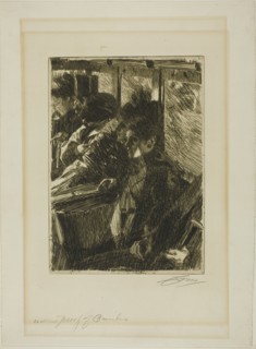Omnibus, 1892. Creator: Anders Leonard Zorn.