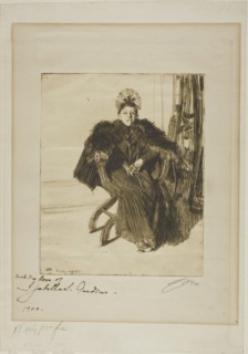 Isabella Gardener, 1894. Creator: Anders Leonard Zorn.