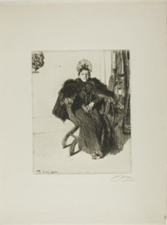 Isabella Gardener, 1894. Creator: Anders Leonard Zorn.