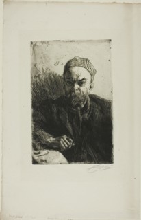 Paul Verlaine I, 1895. Creator: Anders Leonard Zorn.