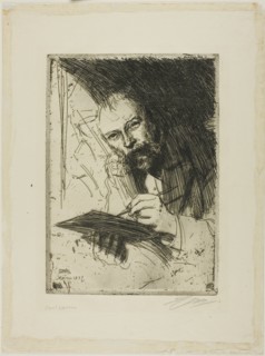 Carl Larsson, 1897. Creator: Anders Leonard Zorn.