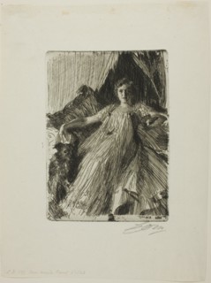 Maud Cassel (Mrs. Ashley), 1898. Creator: Anders Leonard Zorn.