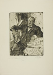 Grover Cleveland II, 1899. Creator: Anders Leonard Zorn.