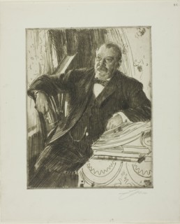 Grover Cleveland II, 1899. Creator: Anders Leonard Zorn.