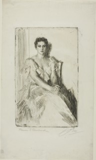 Mrs. Cleveland II, 1899. Creator: Anders Leonard Zorn.
