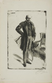 Colonel Lamont I (Whole length), 1900. Creator: Anders Leonard Zorn.