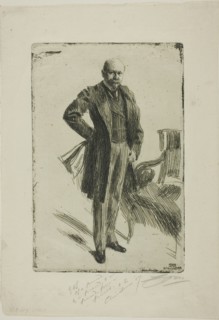 Colonel Lamont I (Whole length), 1900. Creator: Anders Leonard Zorn.