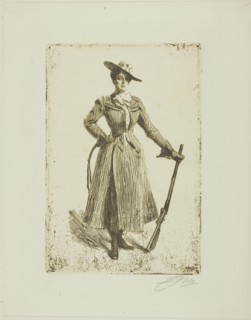 Mrs. Thompson Seton, 1901. Creator: Anders Leonard Zorn.