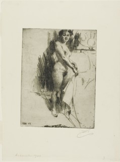 Nanette, 1903. Creator: Anders Leonard Zorn.