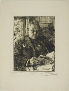 Travelling Companion (Mr. Ch. Deering), 1904. Creator: Anders Leonard Zorn.