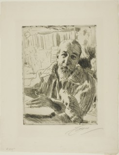 Anatole France, 1906. Creator: Anders Leonard Zorn.
