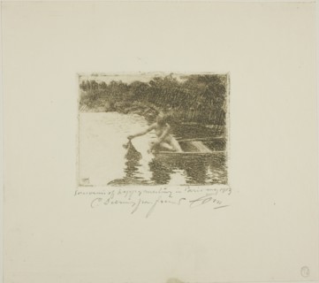 Eka, 1913. Creator: Anders Leonard Zorn.
