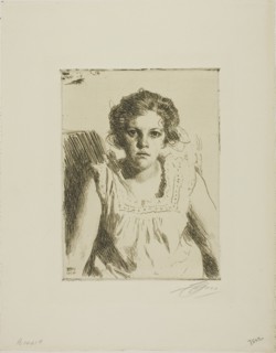 Frida, 1914. Creator: Anders Leonard Zorn.