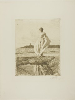 The Swan, 1915. Creator: Anders Leonard Zorn.