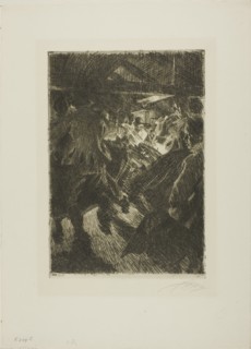 Gopsmor Cottage, 1917. Creator: Anders Leonard Zorn.