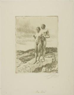The Two, 1916. Creator: Anders Leonard Zorn.