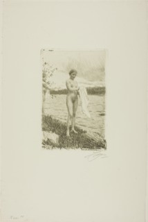 Dal River, 1919. Creator: Anders Leonard Zorn.