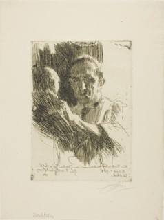 Prince Paul Troubetzkoy II (Bust), 1909. Creator: Anders Leonard Zorn.