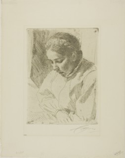 At Prayer, 1911 or 1912. Creator: Anders Leonard Zorn.