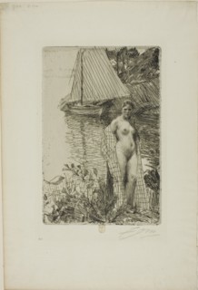 My Model and my Boat, 1894. Creator: Anders Leonard Zorn.