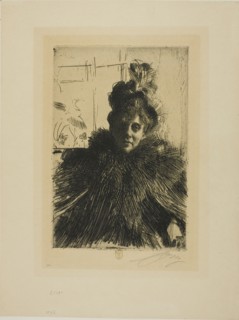 Gerda Hagborg III, 1896. Creator: Anders Leonard Zorn.