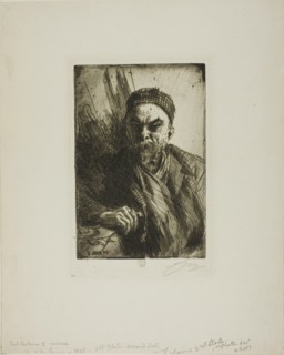 Paul Verlaine II, 1895. Creator: Anders Leonard Zorn.