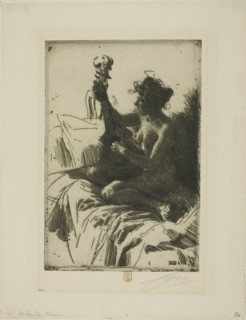 Souvenir or The Guitar, 1895. Creator: Anders Leonard Zorn.