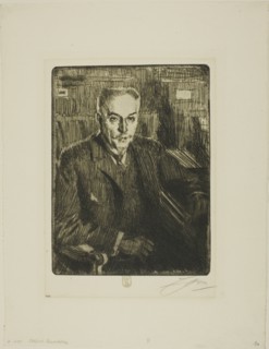 Alfred Beurdeley, 1906 or 1907. Creator: Anders Leonard Zorn.
