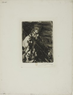 Village Violinist, 1904. Creator: Anders Leonard Zorn.