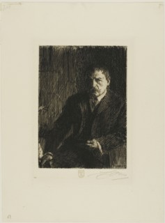 Self-Portrait 1904 I, 1904. Creator: Anders Leonard Zorn.