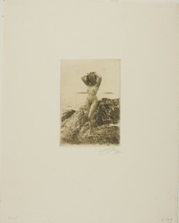 Hårtång (Seawood-wreath), 1914. Creator: Anders Leonard Zorn.