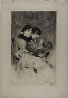 The Cousins, 1883. Creator: Anders Leonard Zorn.