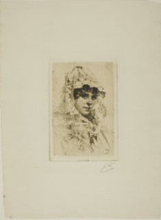 Spanish Woman, 1884. Creator: Anders Leonard Zorn.