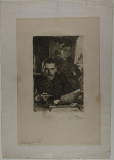 Zorn and His Wife, 1890. Creator: Anders Leonard Zorn.