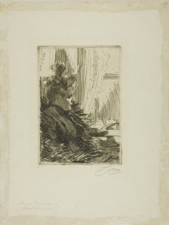 Gerda Grönberg III, 1892. Creator: Anders Leonard Zorn.