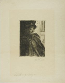 Olga Bratt, 1892. Creator: Anders Leonard Zorn.