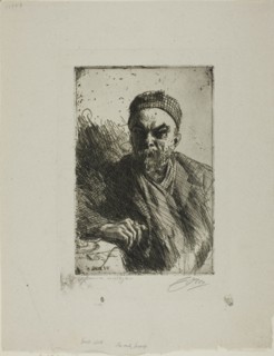 Paul Verlaine II, 1895. Creator: Anders Leonard Zorn.