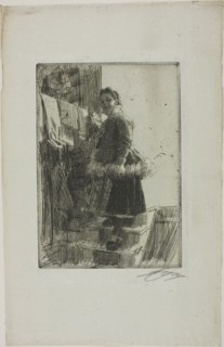 The Storehouse, 1903. Creator: Anders Leonard Zorn.