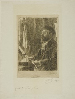J.B. Faure, 1891. Creator: Anders Leonard Zorn.