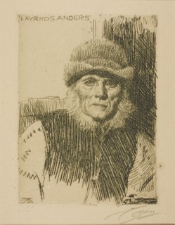 Dalecarlian Peasant (Lavards Anders), 1919. Creator: Anders Leonard Zorn.