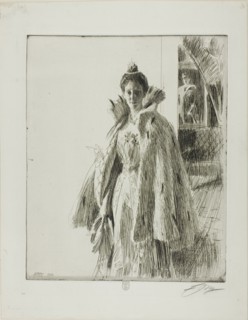 H. R. H. Princess Ingeborg of Sweden I, 1900. Creator: Anders Leonard Zorn.