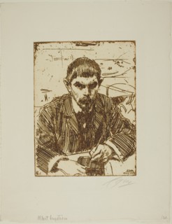 Albert Engström, 1905. Creator: Anders Leonard Zorn.